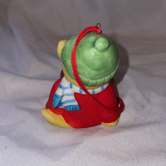 Kitty Cucumber Vintage Holiday Christmas Cat Ice Skater Ornament 1985 - Picture 6 of 12